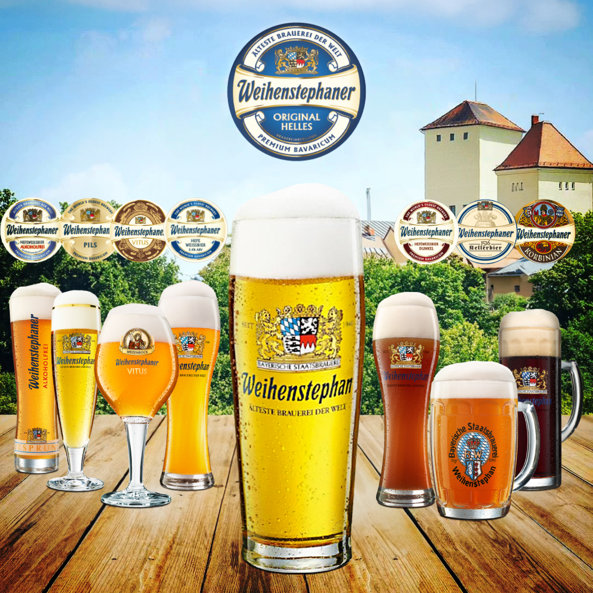 Weihenstephan Original Helles se une a la familia de cervezas que importamos de la cervecera más antigua del mundo.